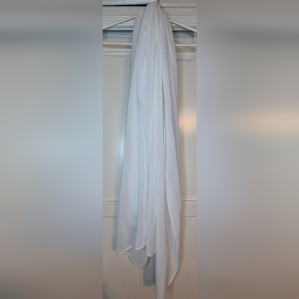 White Fashion Scarf